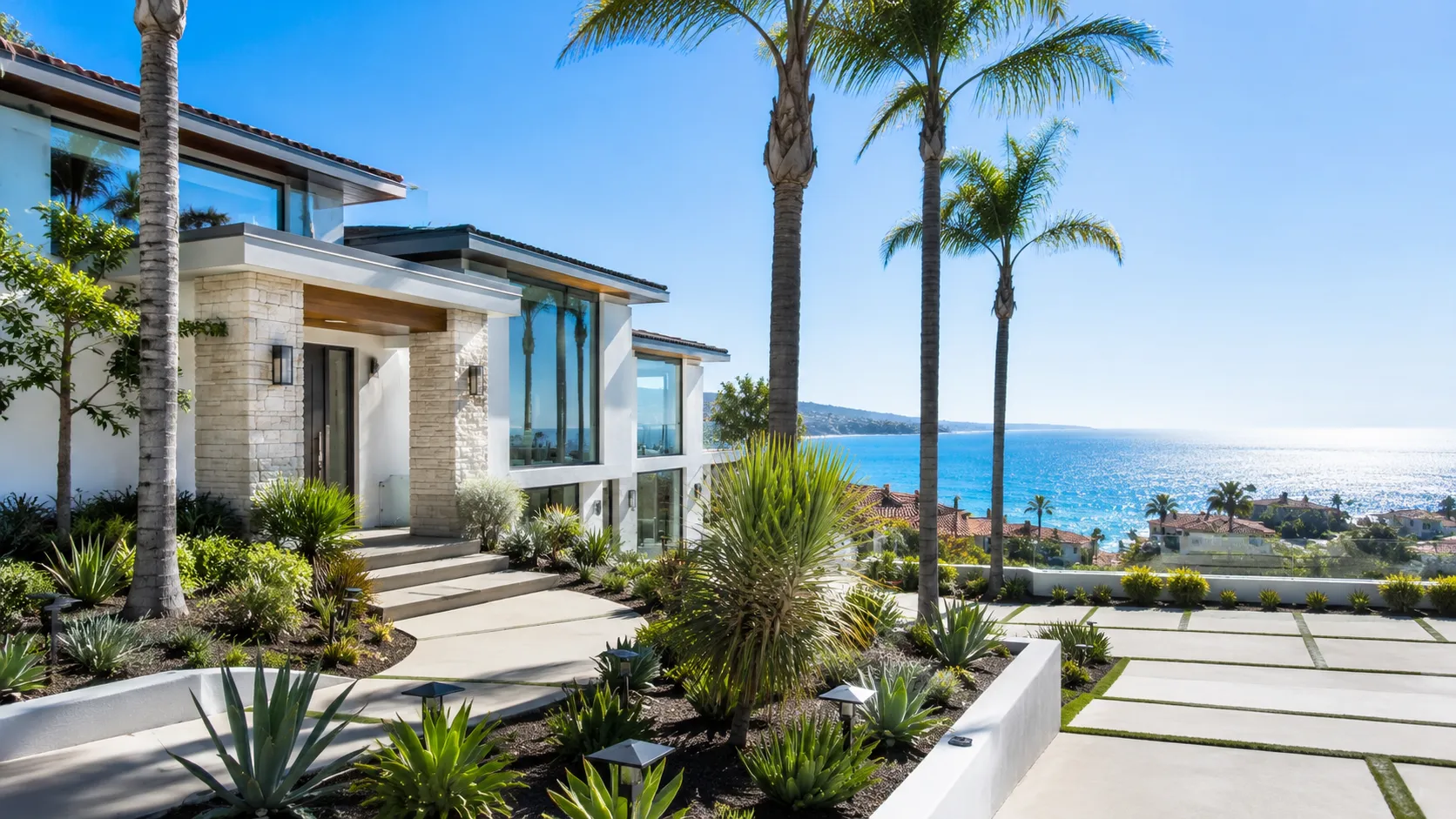 Coastal luxury with modern architecture