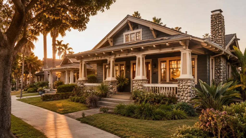 Golden hour on a quiet street